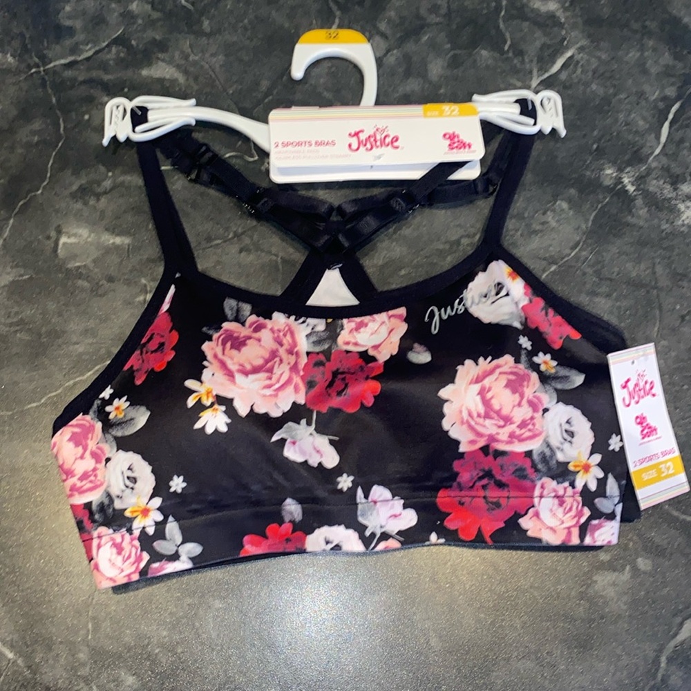 2 Pk. Justice Oh So Soft Sports Bras